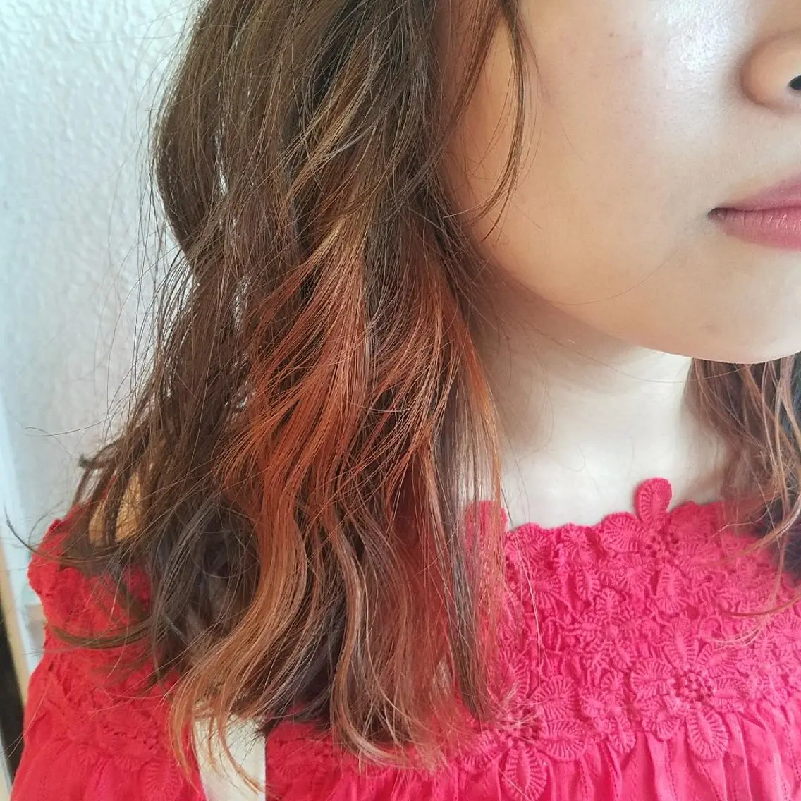 カラー インナーカラー 🙃 透明感カラー/ボブのヘアスタイル