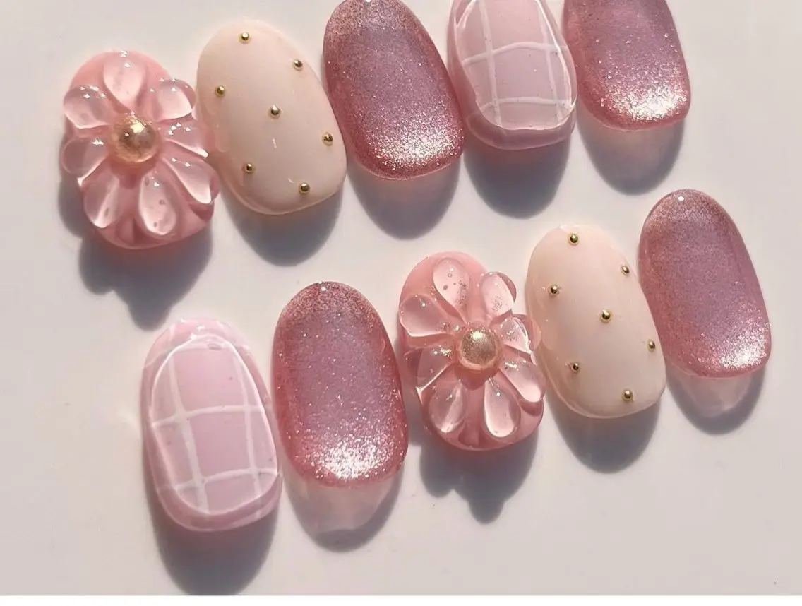 (オフ有り)春のおすすめデザインネイル💐☘️💅の写真