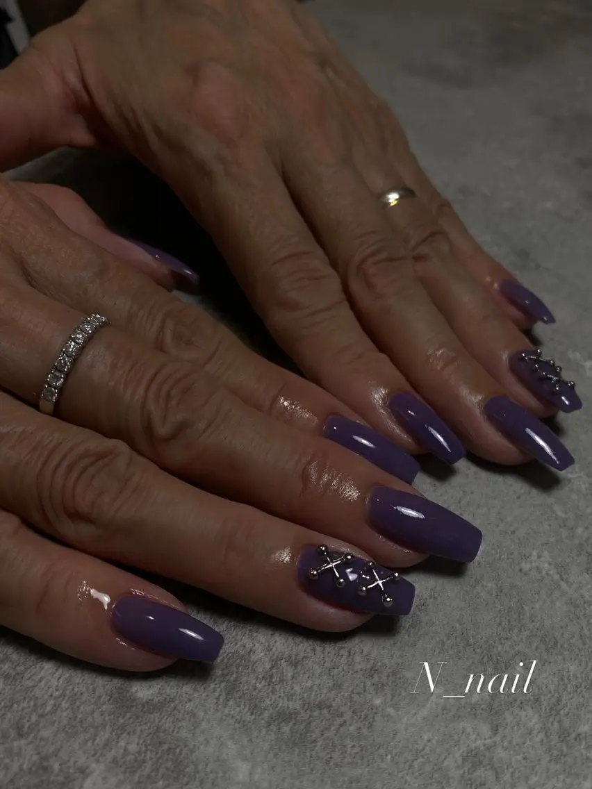 ネイル ワンカラーネイル ハンドネイル liberta nail nanaのネイルデザイン