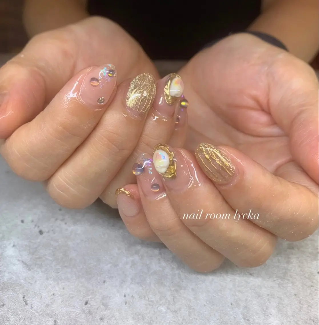 ネイル ネイルルームリッカ 𝐦𝐚𝐲𝐮のネイルデザイン