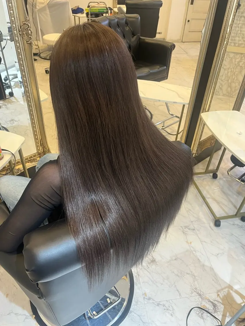 ロング エクステ ケアブリーチ&シール エクステの店和田翔莉のヘアスタイル