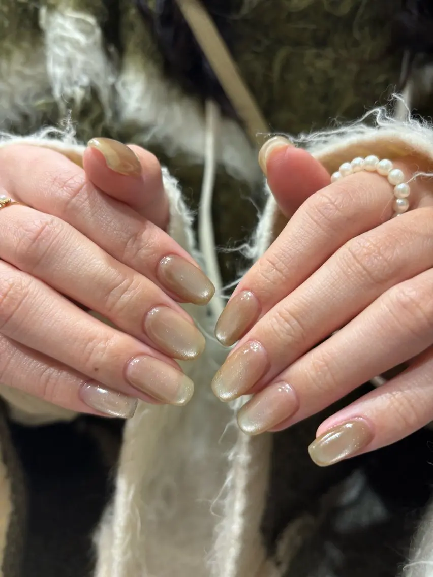 ネイル 氷ネイル・うるうるネイル マグネットネイル ハンドネイル N° nail_ fuyukaのネイルデザイン