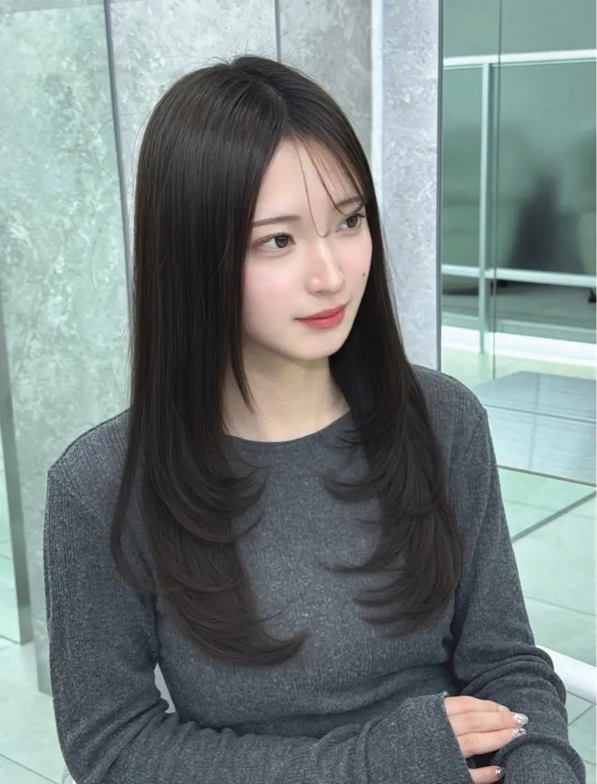 ロング カラー 小林 拳人のヘアスタイル