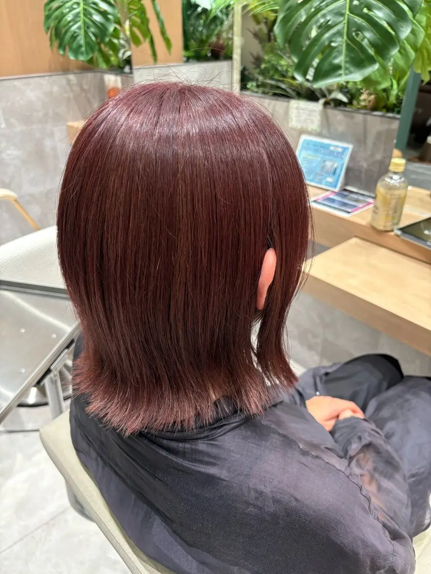 ショート カラー ブリーチ ラベンダーカラー ヘアカラー AVEDAcolor /りんたろうのヘアスタイル