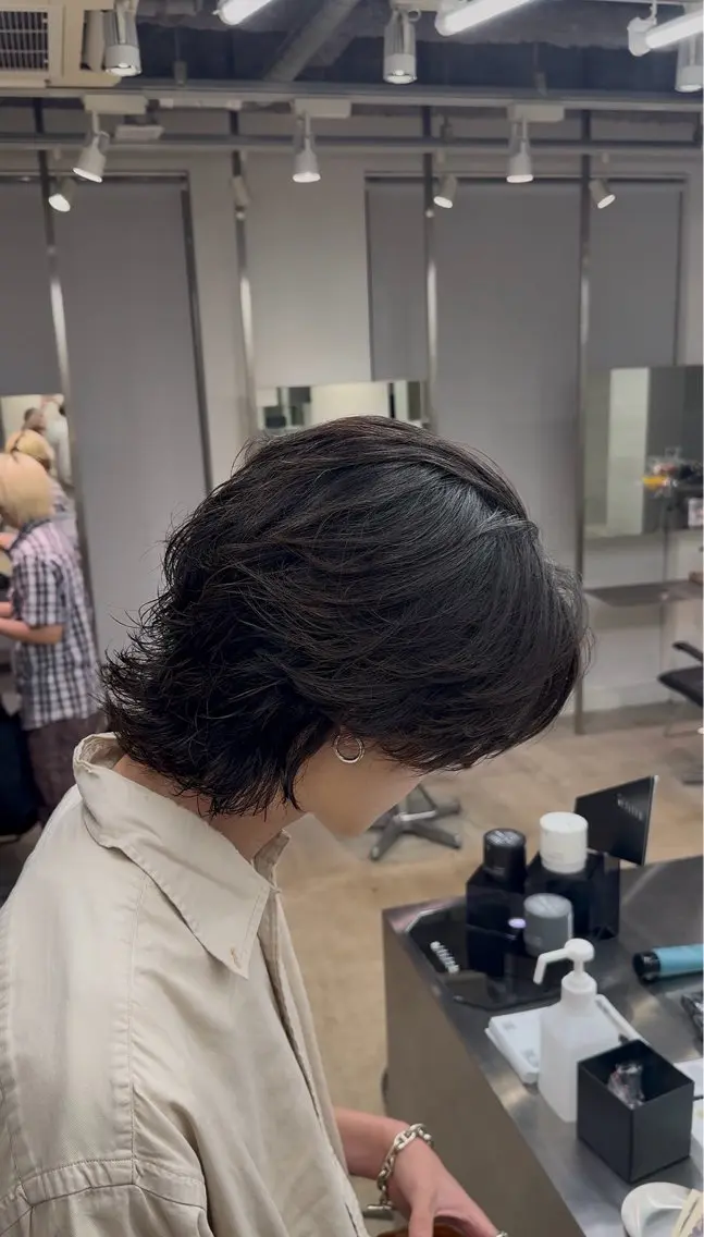 パーマ メンズ カット パーマ fifth天神 安藤冬晴のヘアスタイル