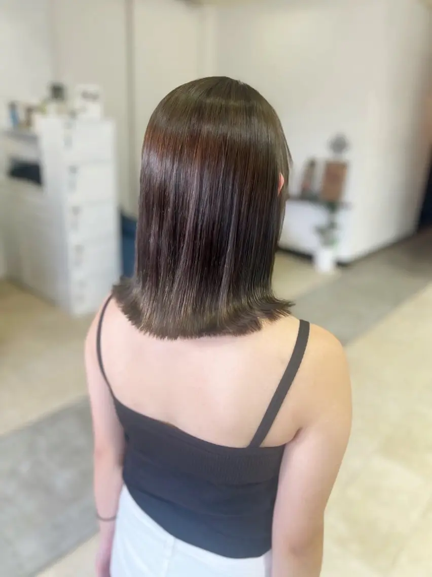 ミディアム 後藤 優瞳のヘアスタイル
