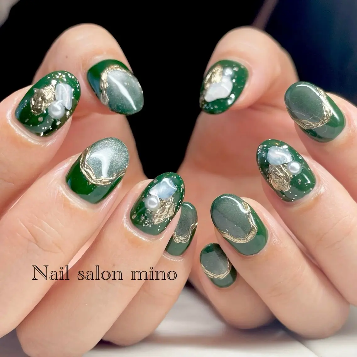 ネイル スカルプネイル 三野 nail salon minoのネイルデザイン