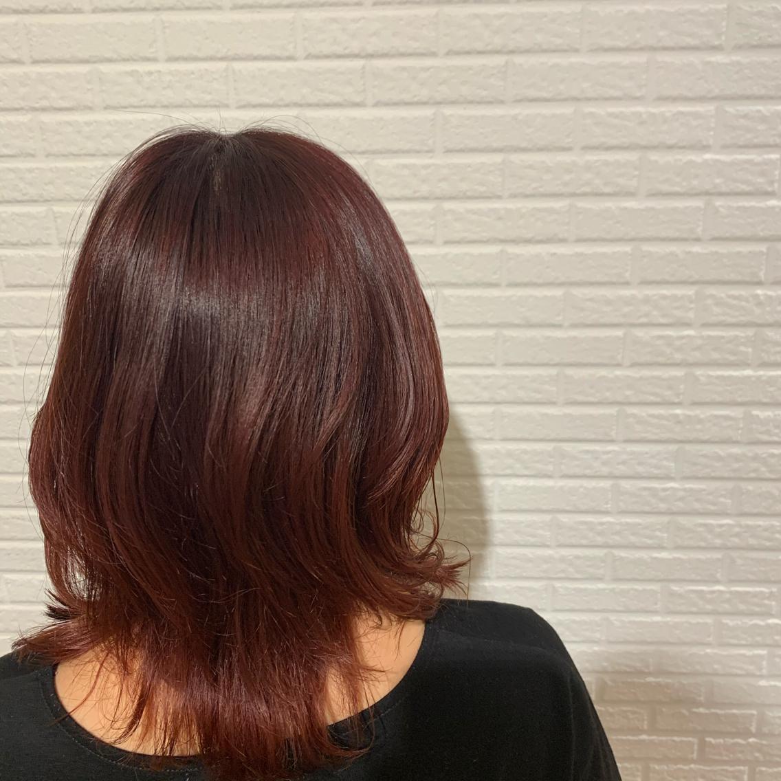 ミディアム カラー 佐藤 宰 OZ桑野店のヘアスタイル
