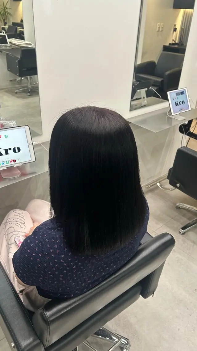 ミディアム ヘアカラー AKANE✩.*˚ Kroのヘアスタイル