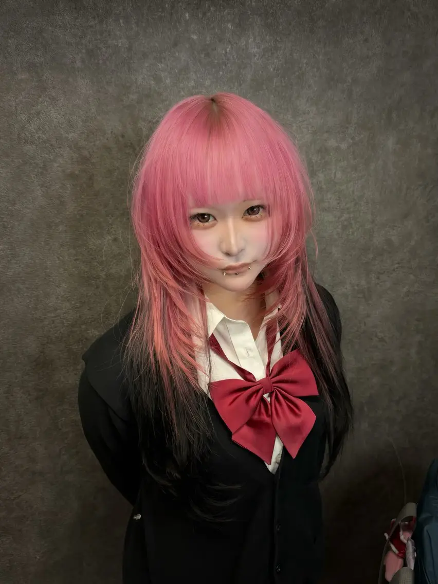 ロング カラー カット エクステ 🐺新宿manabu プルエクステのヘアスタイル