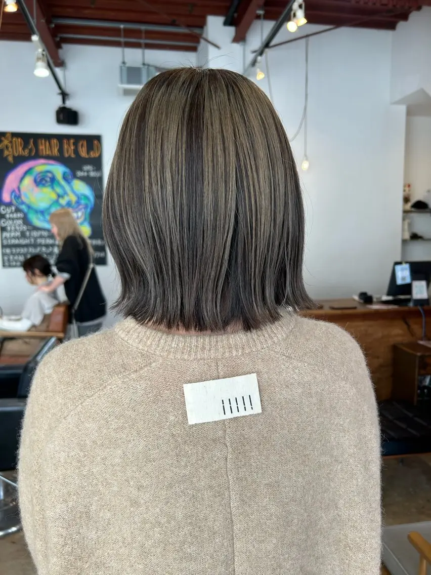 カラー デザインカラー ORe'S HAIR BE　GLaDまなみのヘアスタイル