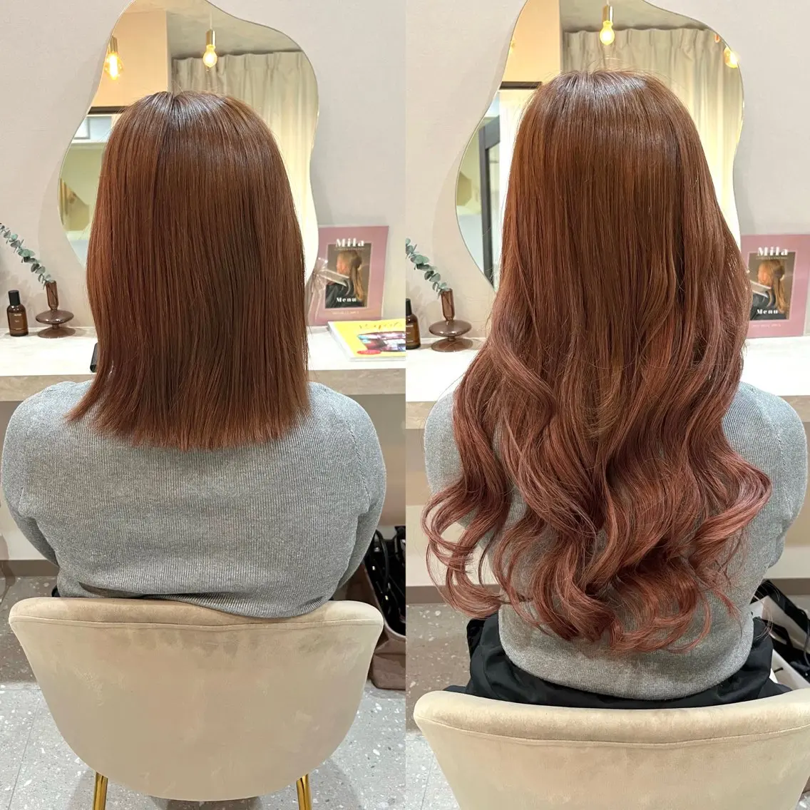 ロング ヘアアレンジ エクステ&ヘアセット Milaのヘアスタイル
