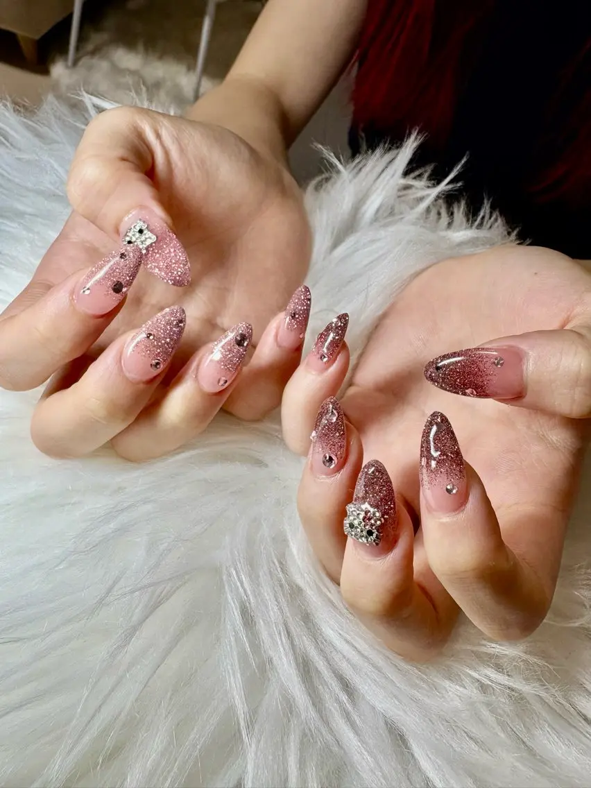ネイル フラッシュネイル 🌙🫧CHARME (RUKA)🦋🫧のネイルデザイン