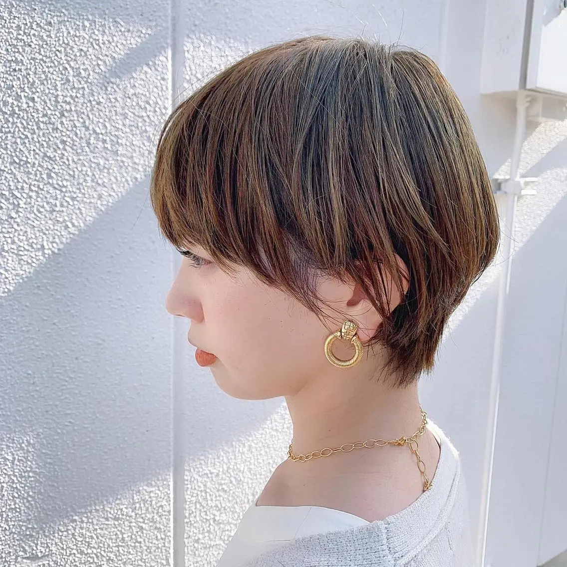 ショート カラー 中川 竜誠のヘアスタイル
