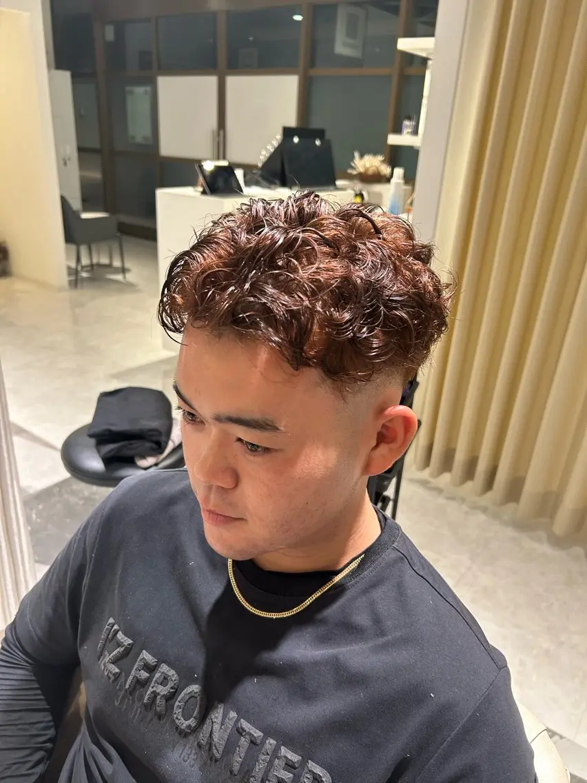 メンズカット➕パーマの写真