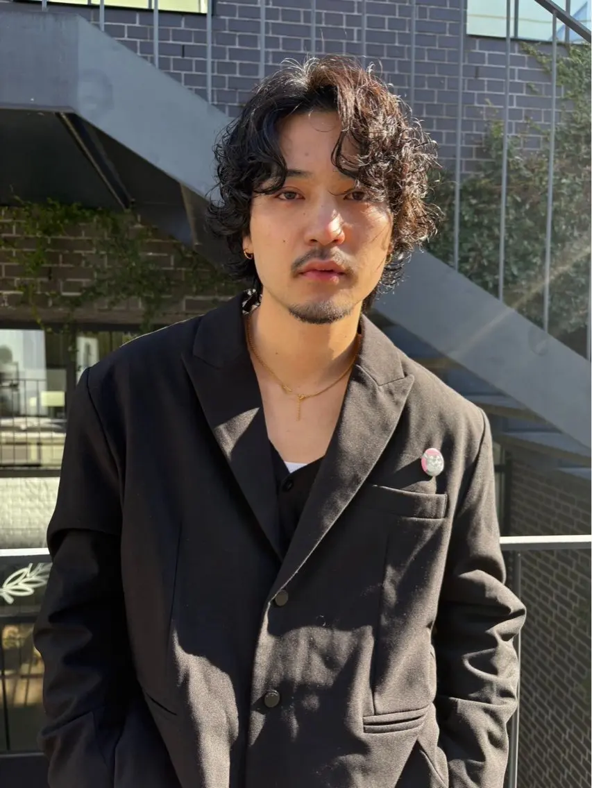 【5月限定クーポン】メンズカット+デザインパーマ+トリートメントの写真