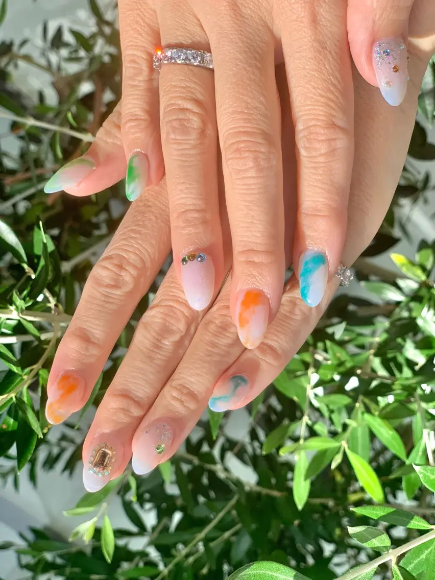 ネイル うるま市サロン Yuko Izawaのネイルデザイン