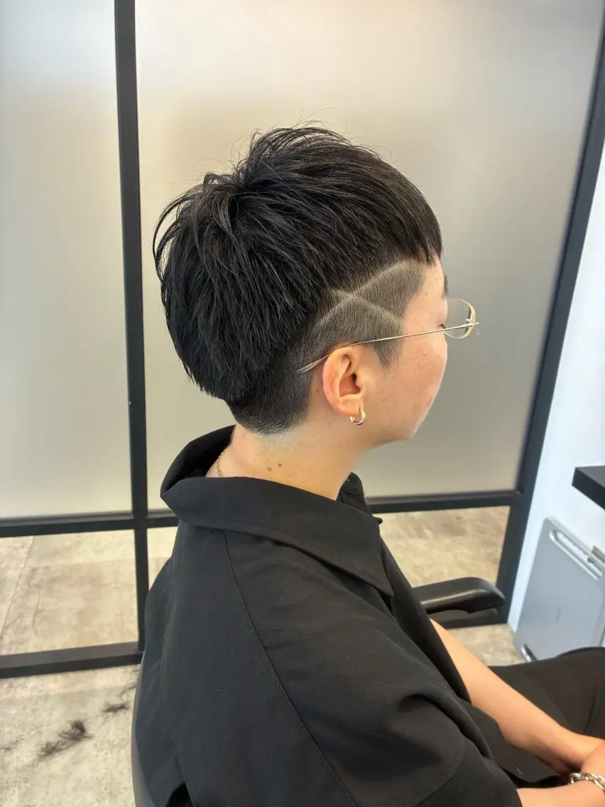 ショート ベリーショート ショートヘア カット 池袋 半個室 大人女性ヘアのヘアスタイル