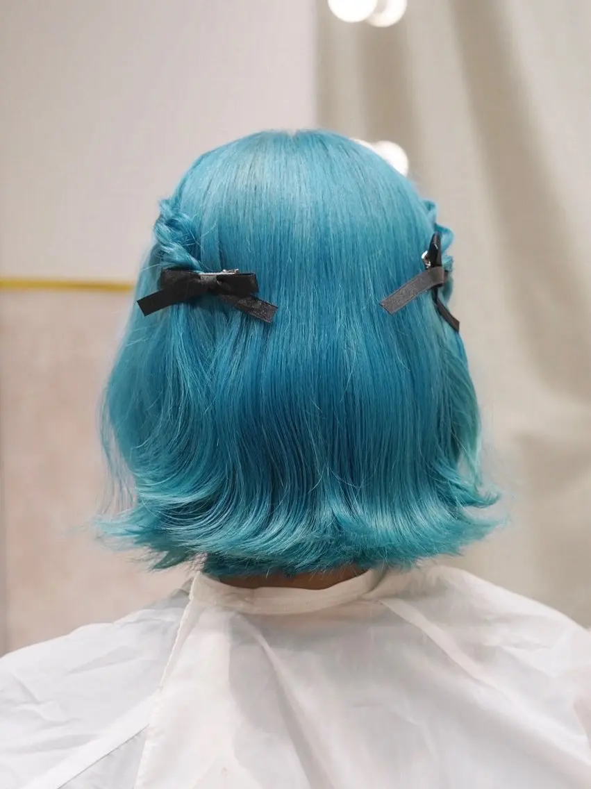 ショート カラー 艶カラーハイトーン YUUNA 🎀💕のヘアスタイル
