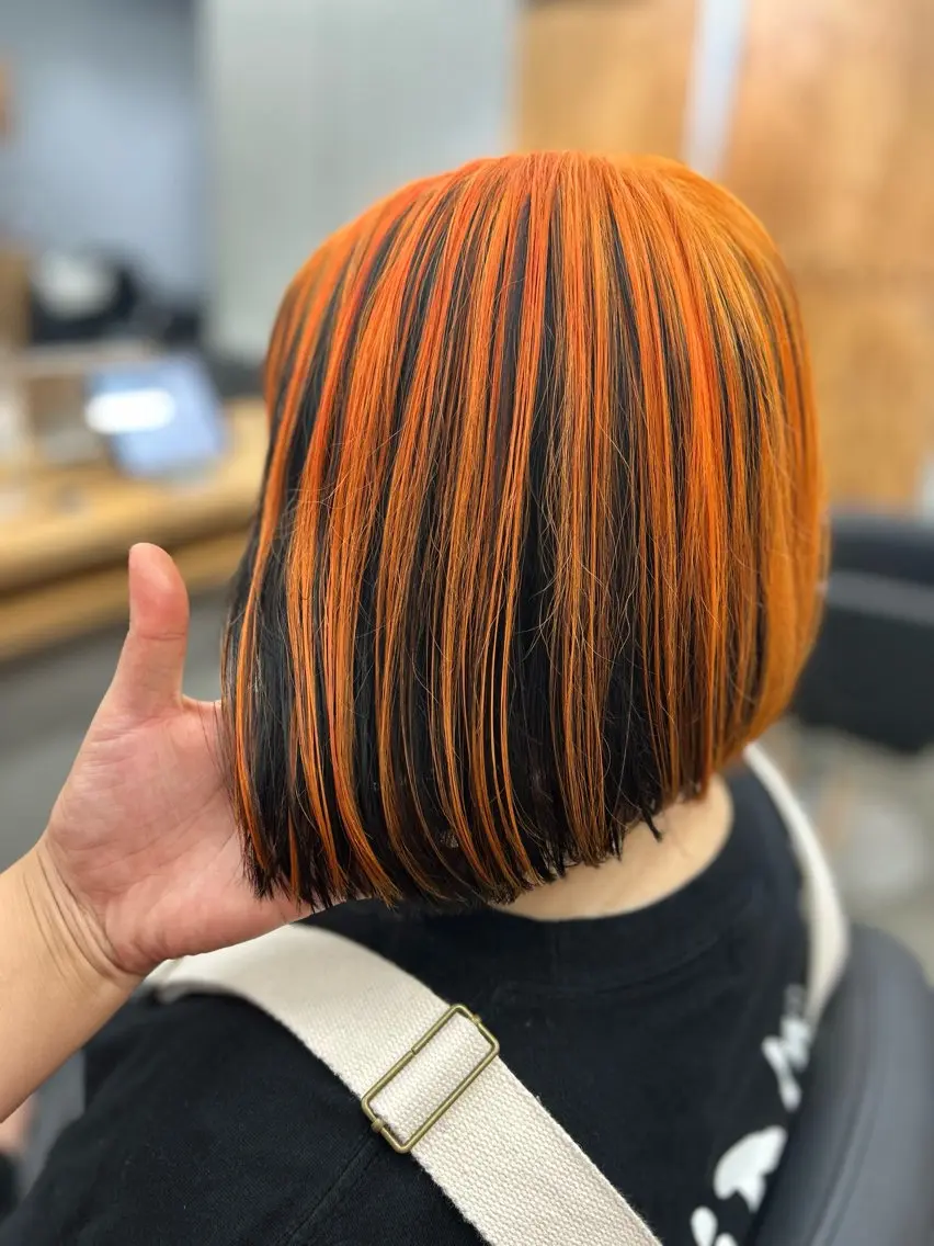 ショート カラー N/デザインカラー 🌿ナギのヘアスタイル