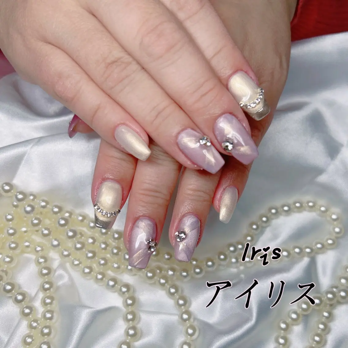 ネイル ハンドネイル ハンドケア 🍒IRIS Nail🌸のネイルデザイン