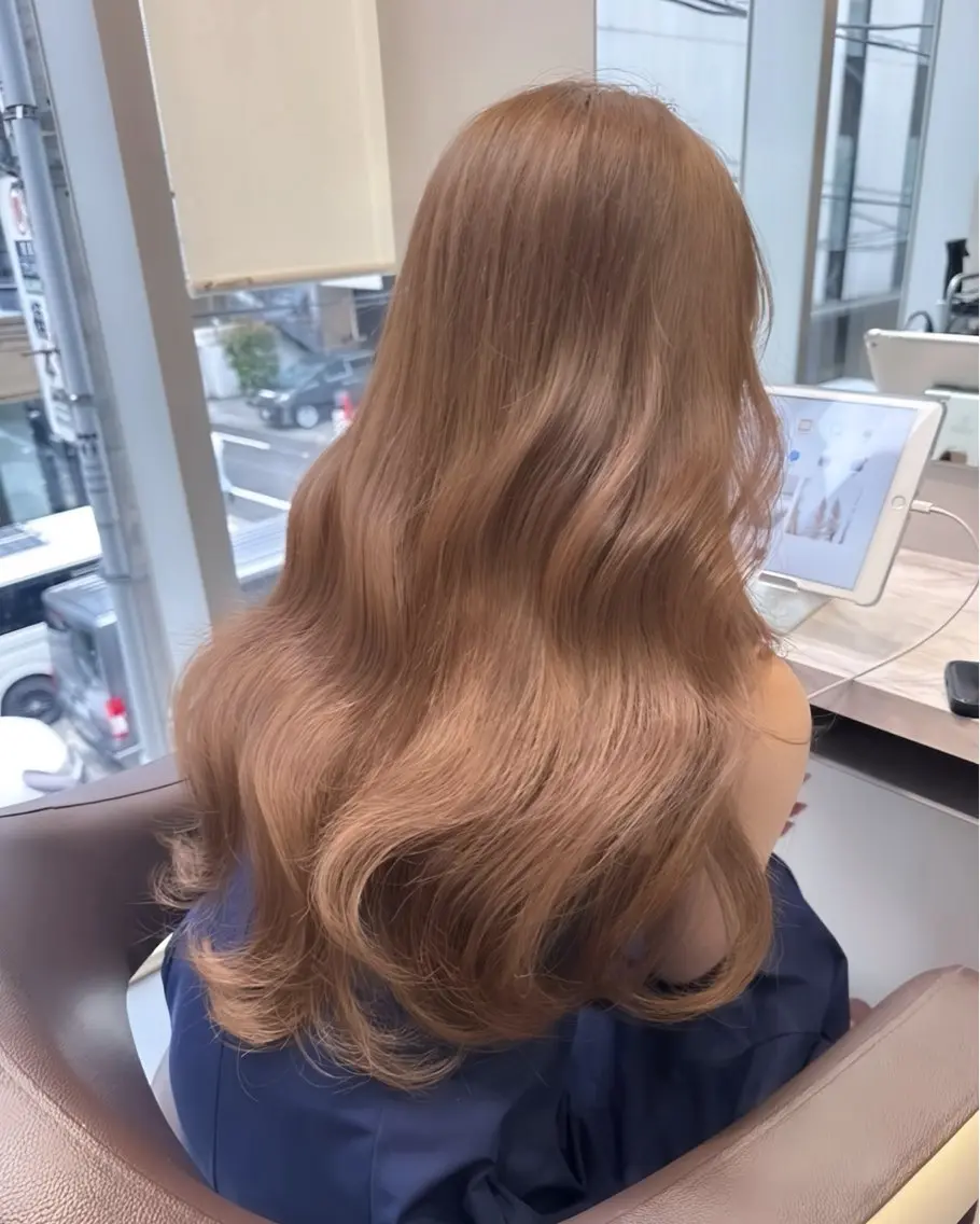 ロング カラー ダブルカラー🤍 髪質改善／原島のヘアスタイル