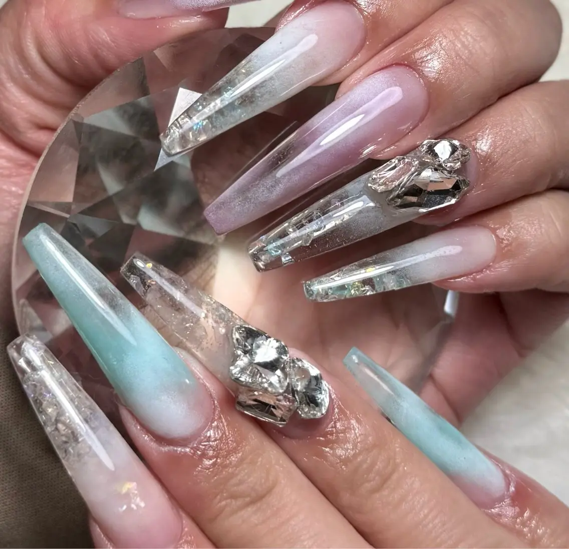 ジェルスカルプ💎クリアネイルの写真