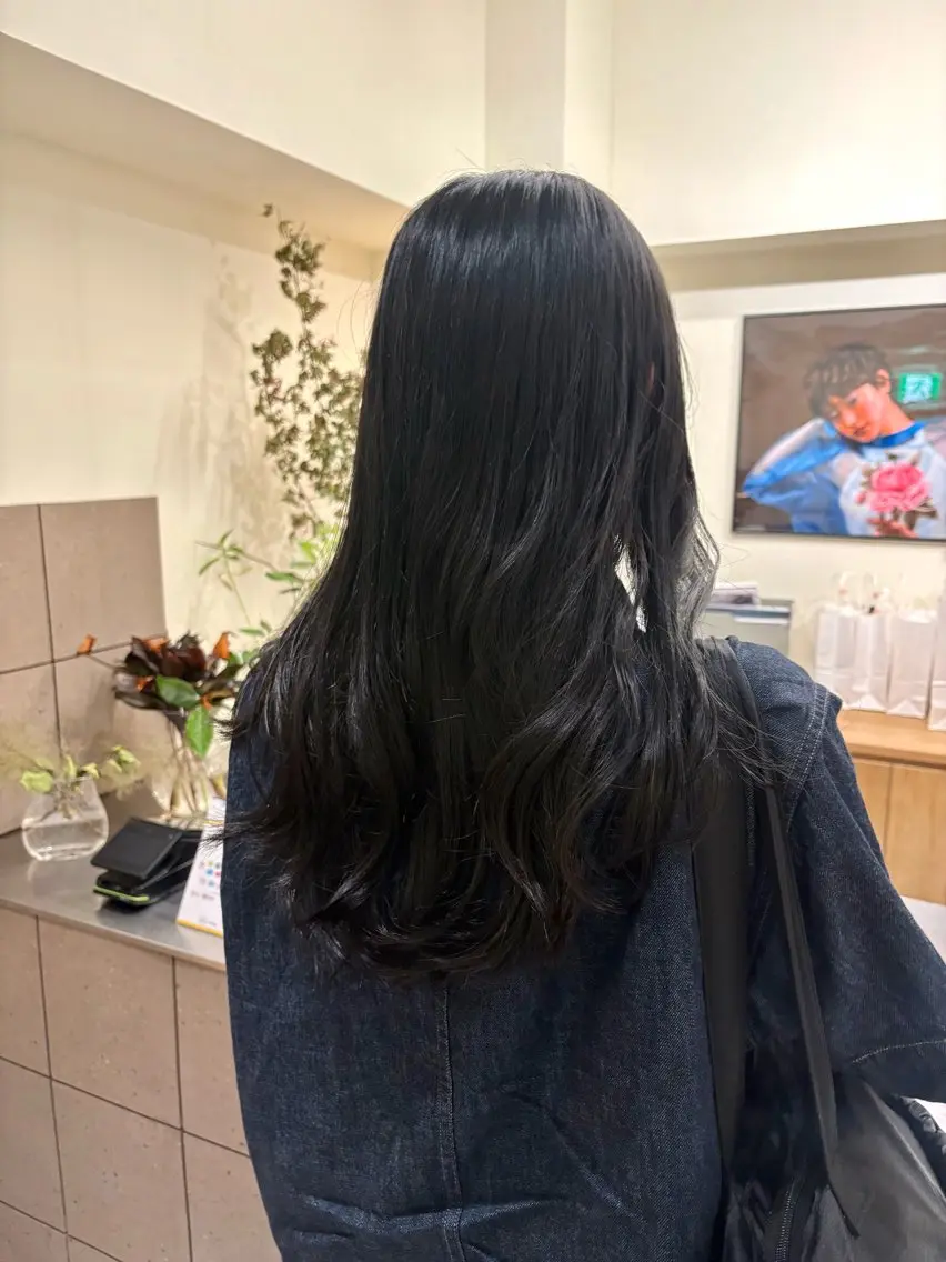 ロング カット ヘアカラー トリートメント natsuki /HUIのヘアスタイル