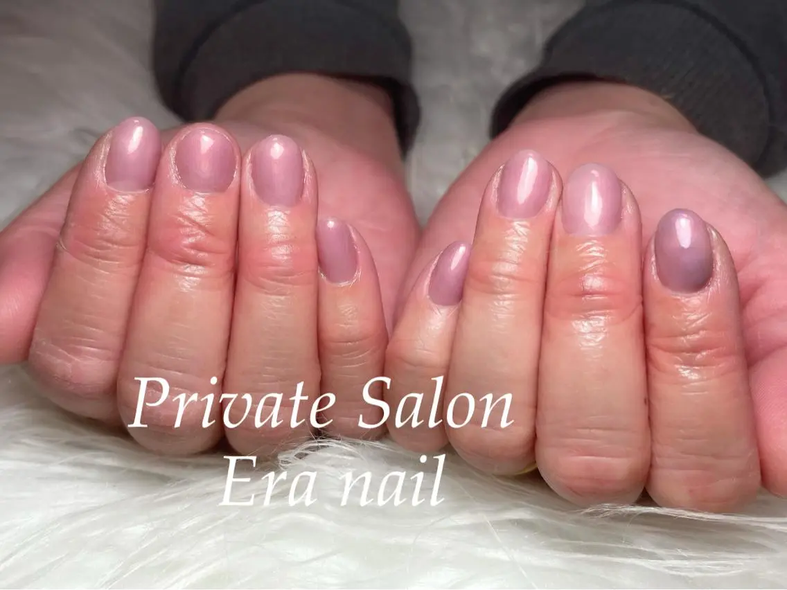 ネイル ワンカラーネイル ハンドネイル Era nailのネイルデザイン
