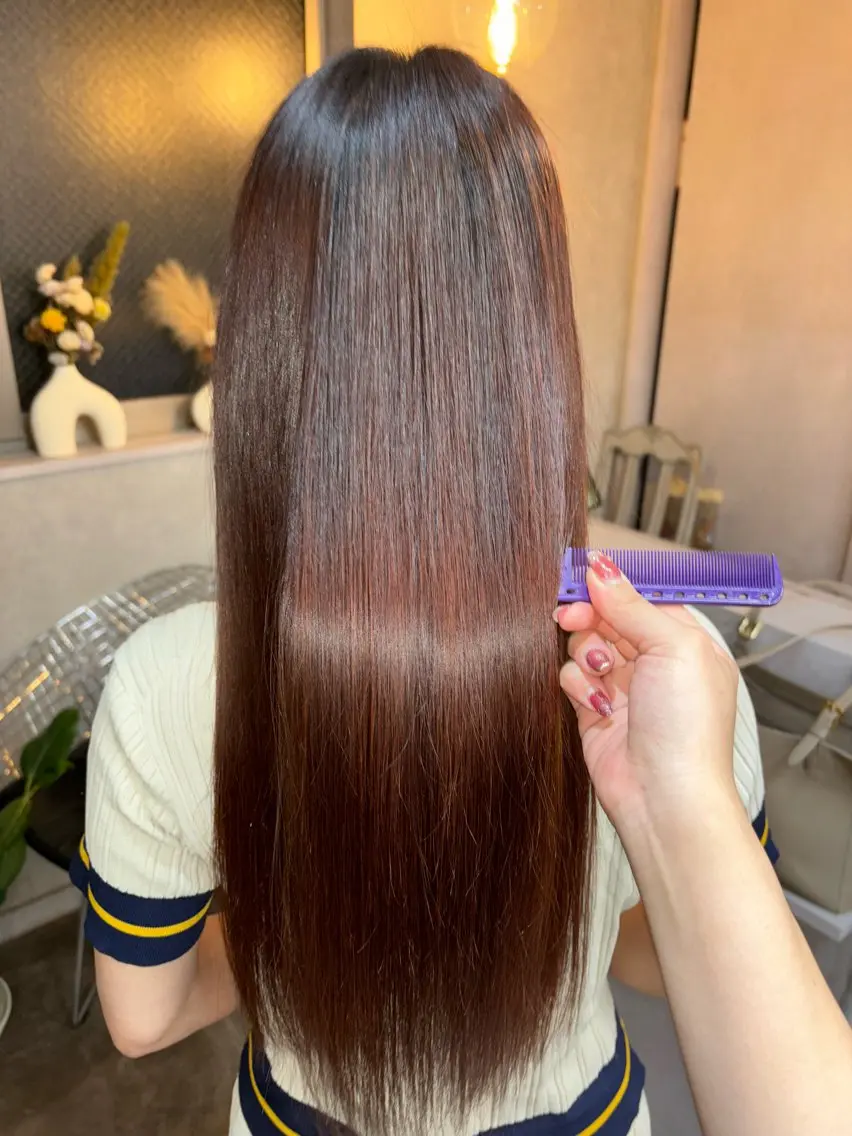 ロング 💜髪質改善/ 艶カラー/ミナ🩷のヘアスタイル