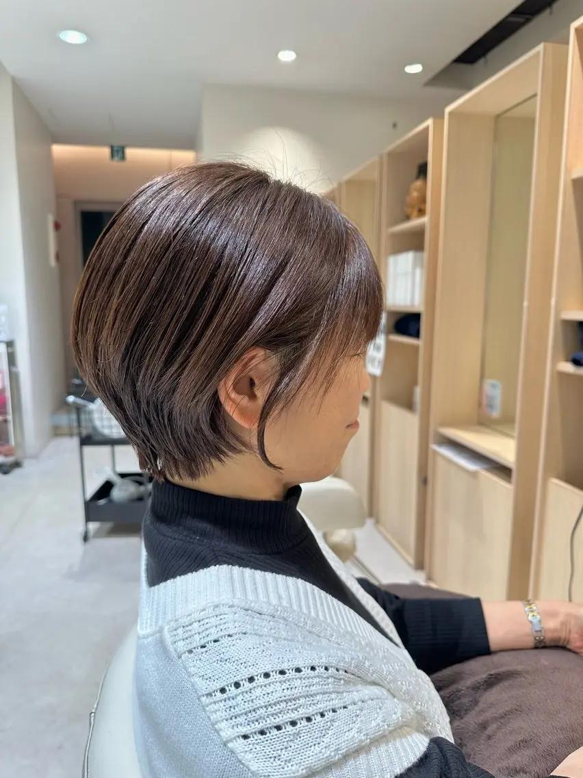 ショート 梅本 夢香のヘアスタイル