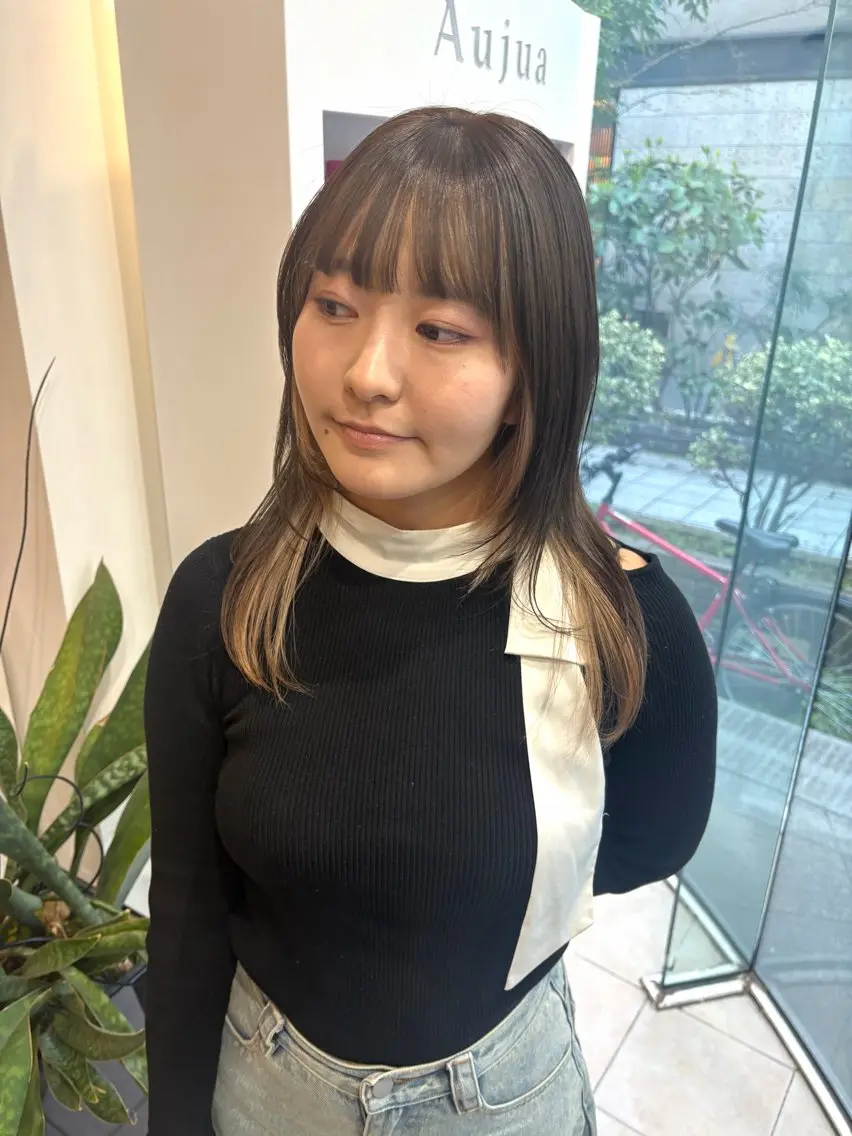 カラー ひがし のののヘアスタイル