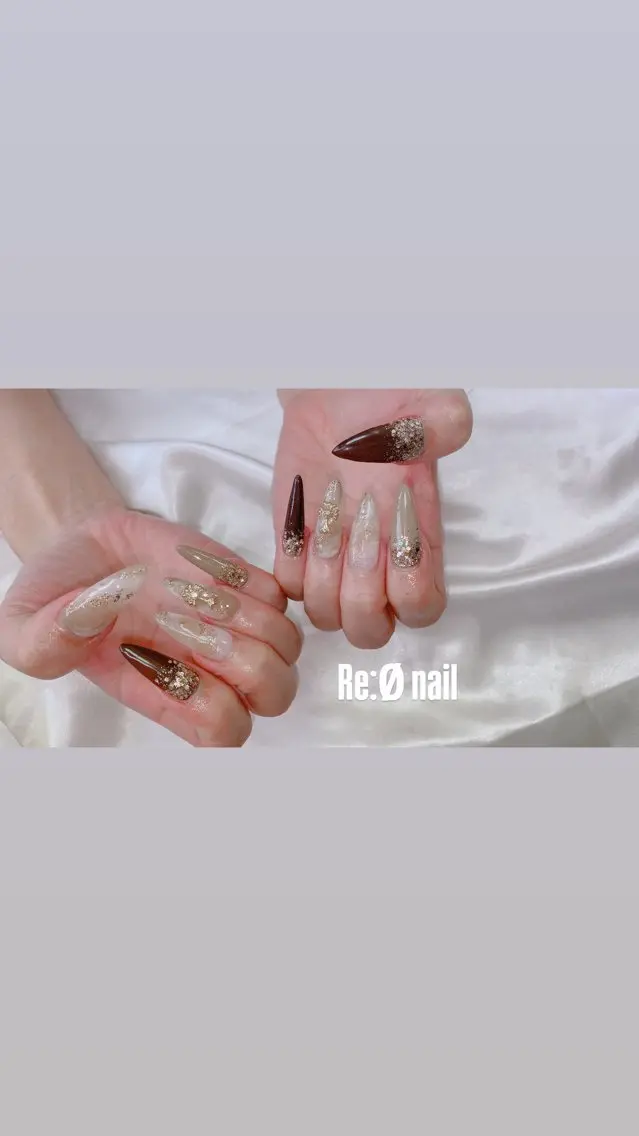 ネイル ニュアンスネイル ハンドネイル Re:Ø nail 🩵TSUJIのネイルデザイン