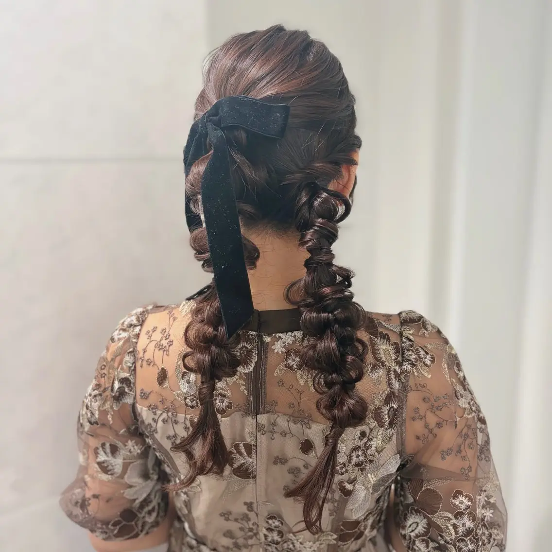 【土日祝】【ヘアセット】🌼結婚式などのお呼ばれヘアにオススメクーポン🌼の写真