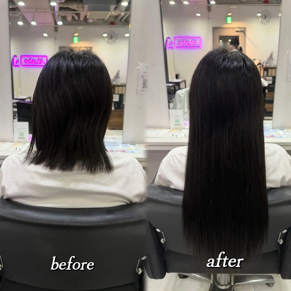 ロング エクステ 🦋REISA🦋 エクステ×ハイトーンのヘアスタイル