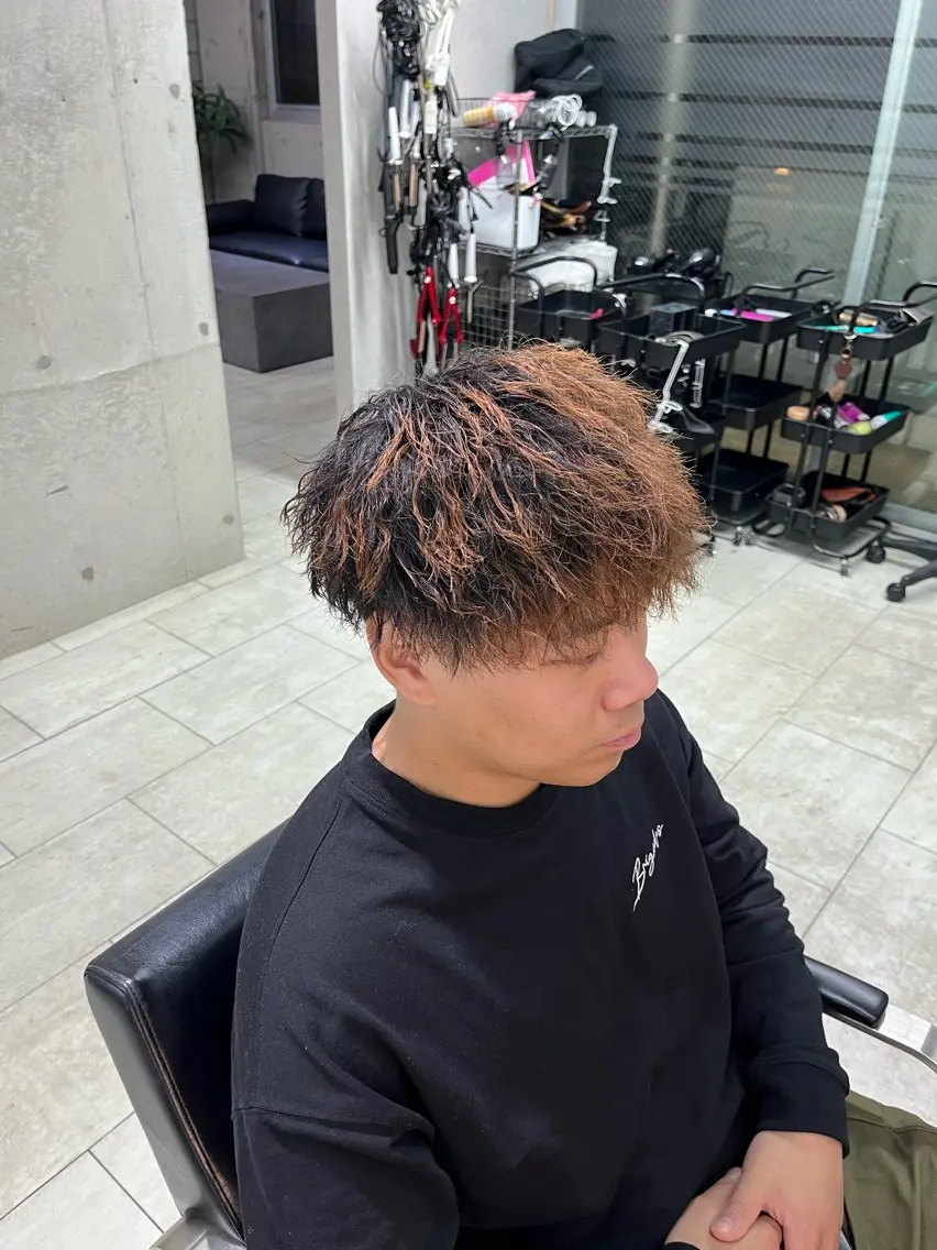 【似合わせカット】メンズカット+パーマの写真