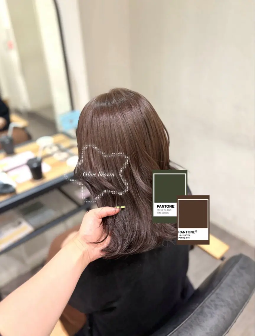 セミロング カラー nijika/ カラーリスト🫧のヘアスタイル