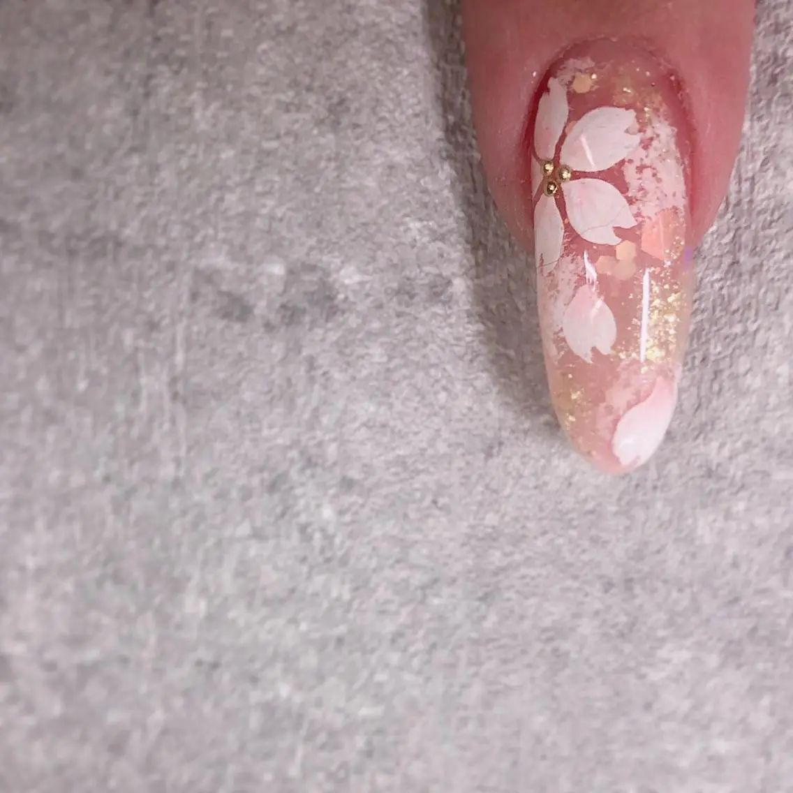 ネイル 桜ネイル FASTNAIL PLUS 新宿店のネイルデザイン