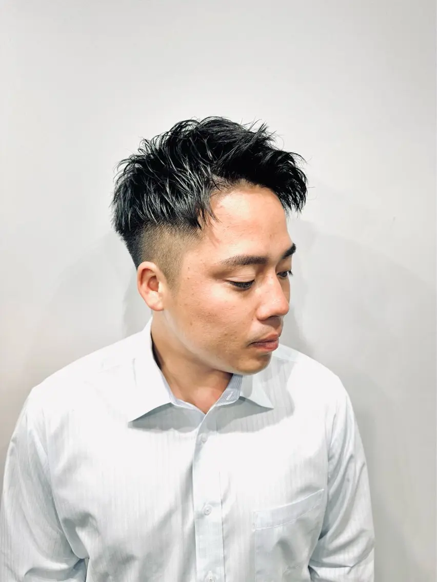 ショート メンズ カット 💈メンズパーマ💈 ナカザワ リョウのヘアスタイル