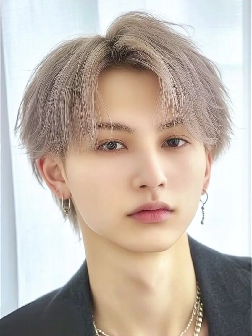 ミディアム メンズ Lucet byＮＹＮＹのヘアスタイル