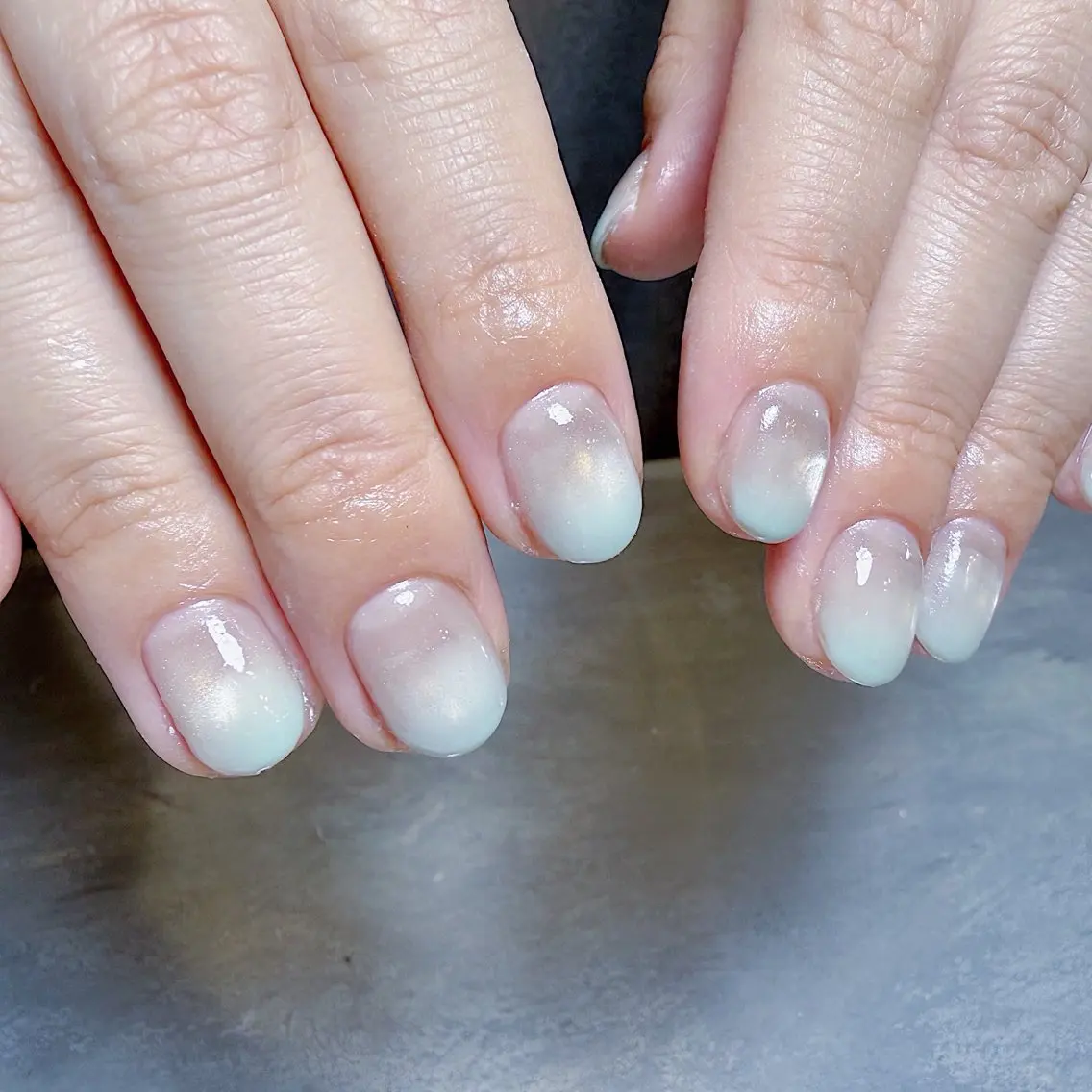 【オフあり】2色グラデーション💅マグネットも選択可能◎ ⚠️現金のみ⚠️の写真