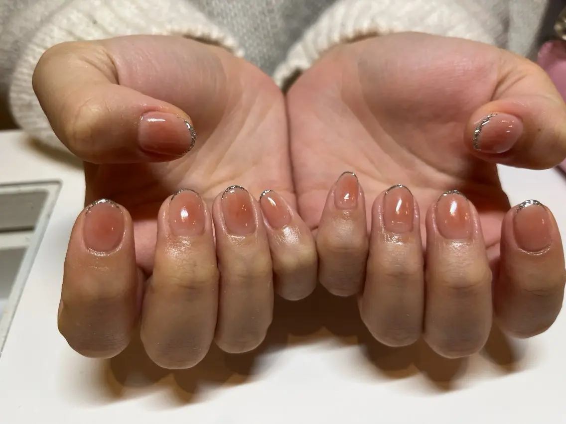 ネイル チークネイル Merry nail ..❤︎のネイルデザイン