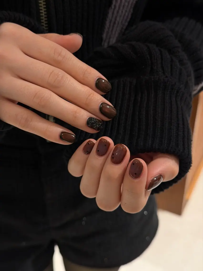 ネイル ニュアンスネイル シンプルネイル anuw hinaのネイルデザイン