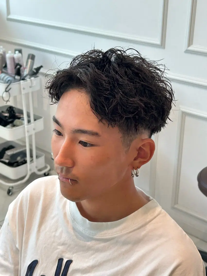 パーマ メンズ メンズパーマ カット パーマ メンズパーマ特化 /平松秀門のヘアスタイル
