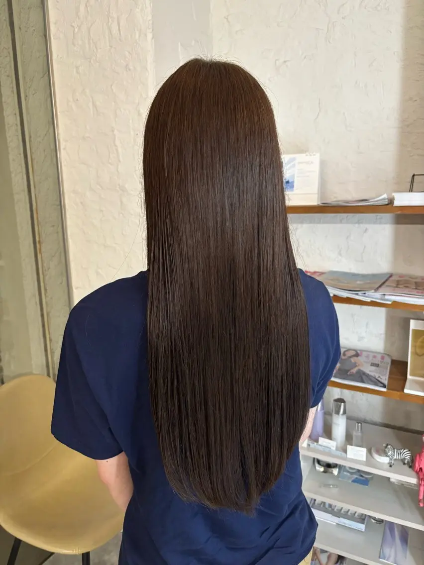 ロング カラー カット ヘアカラー rin : modaのヘアスタイル