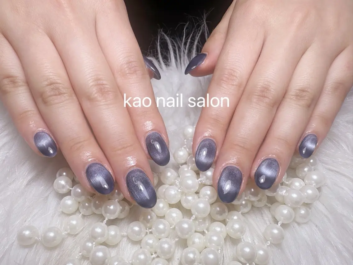 ネイル ハンドネイル kao nail マグネット/長さだしのネイルデザイン