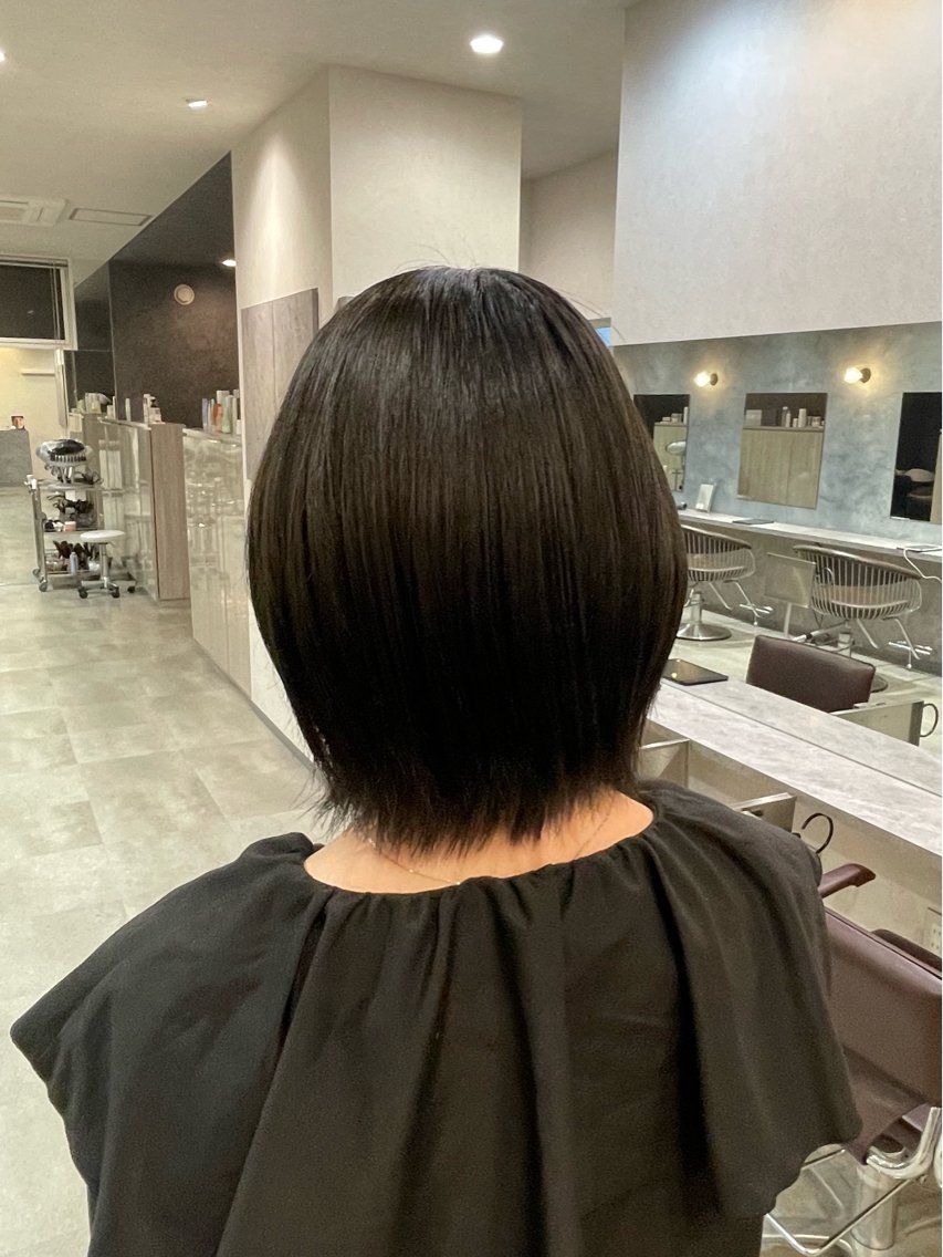 ショート カラー ヘアカラー 田中 里桜奈のヘアスタイル