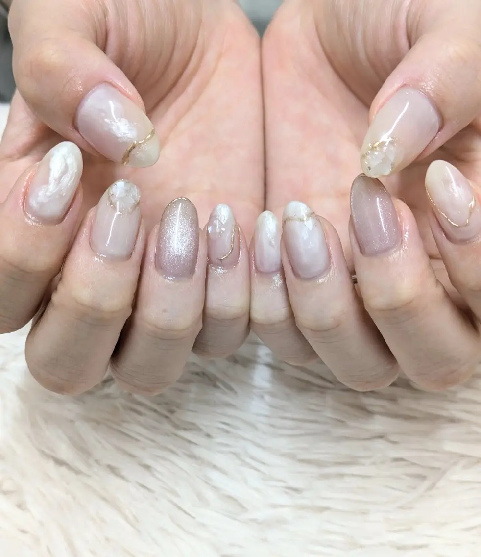 ネイル ハンドネイル 會田 瑠衣のネイルデザイン