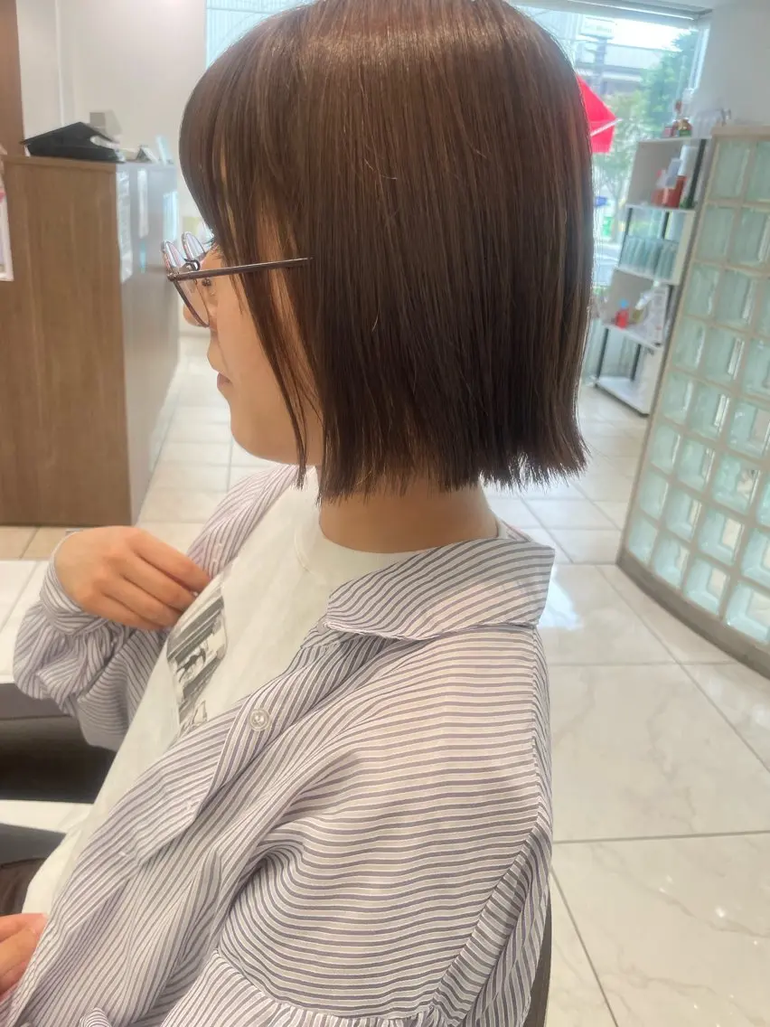 ミディアム カラー カット ヘアカラー 店長福島成美/髪質 改善縮毛矯正/カラーのヘアスタイル