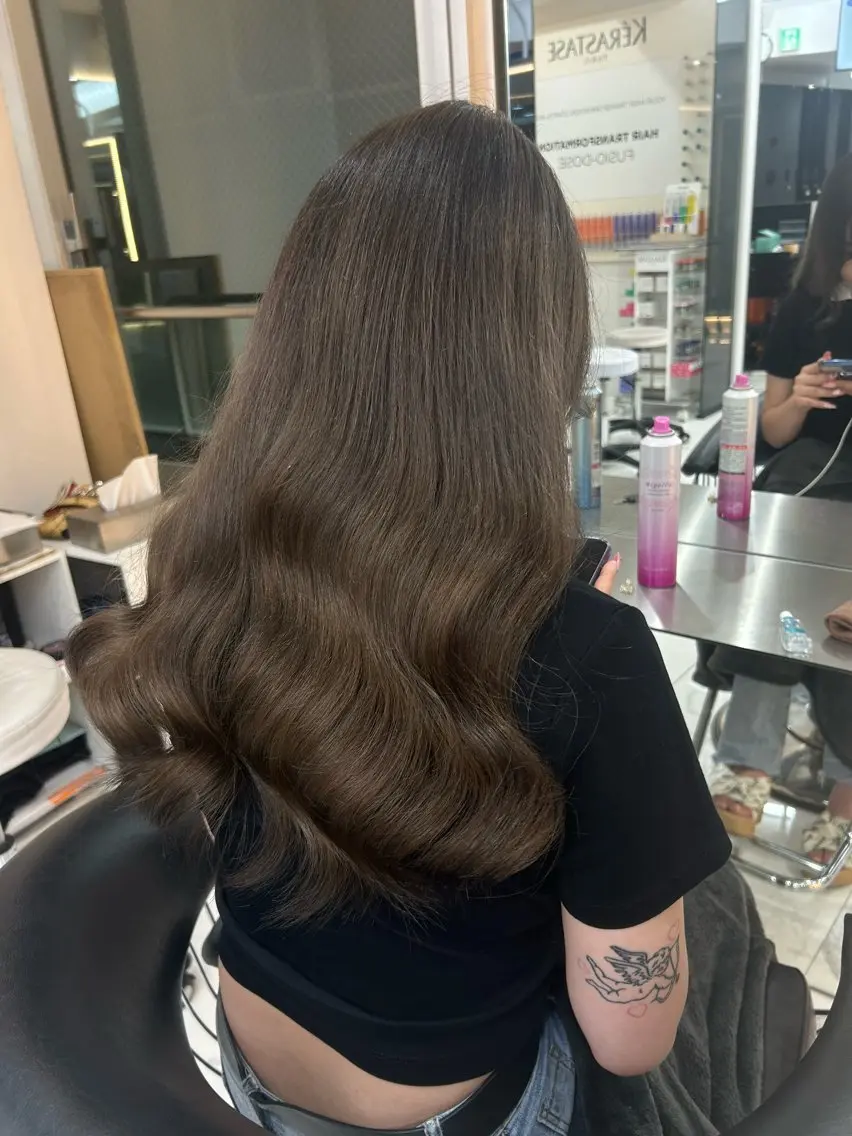 ロング ヘアカラー Lapis渋谷　中村 越のヘアスタイル